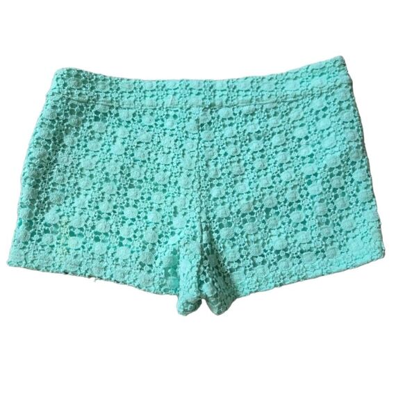 Forever21 Lacy Mint Green Shorts Size Small - Picture 5 of 6